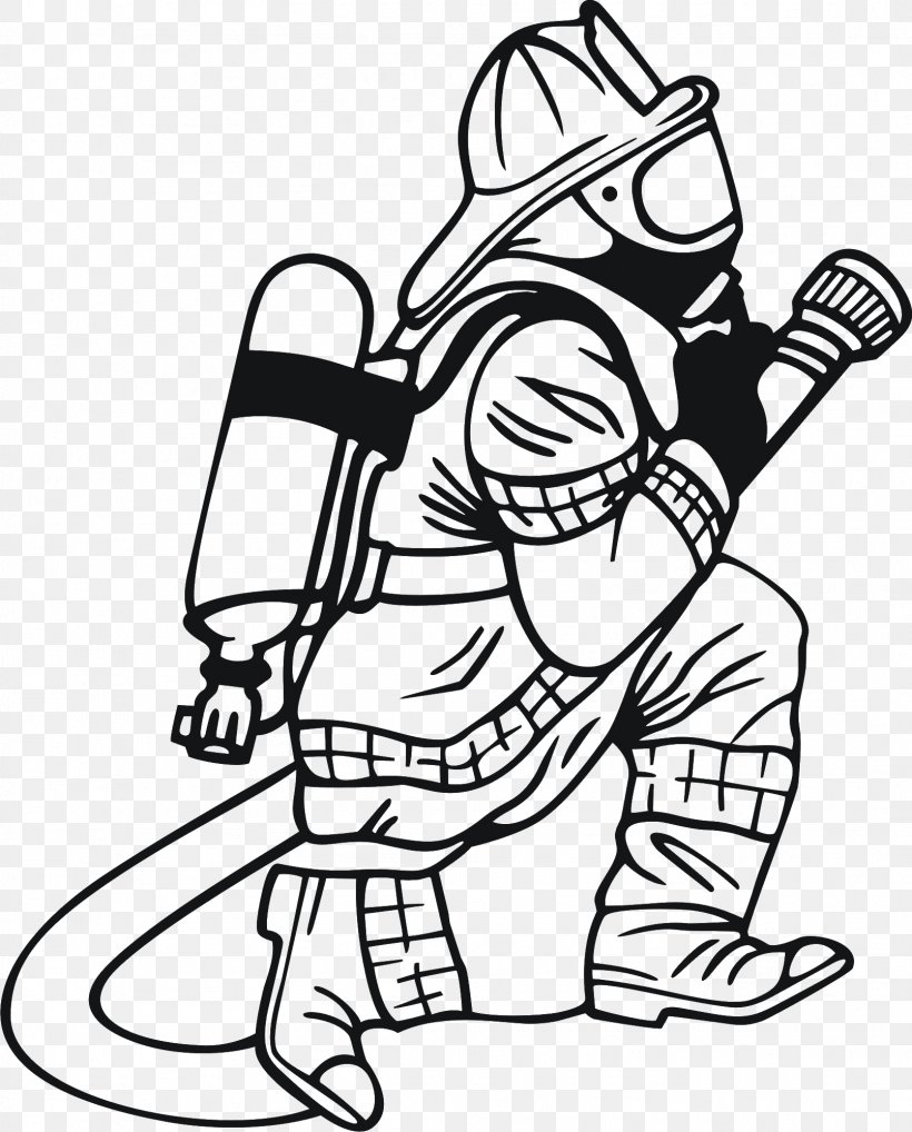 Firefighter Coloring Book Firefighting Fire Department Child, PNG, 1609x1999px, Firefighter, Adult, Arm, Art, Black Download Free