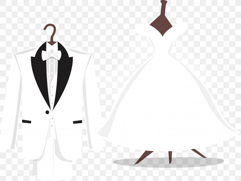 Tuxedo Wedding Dress Suit, PNG, 2825x2129px, Tuxedo, Bride, Bridegroom, Clothes Hanger, Dress Download Free