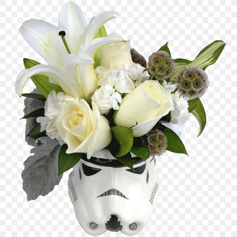 Floral Design Rose Stormtrooper Star Wars Flower, PNG, 1024x1024px, Floral Design, Artificial Flower, Cut Flowers, Floristry, Flower Download Free
