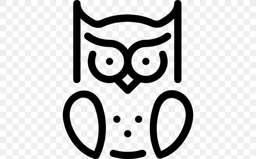 Owl Bird Vertebrate Clip Art, PNG, 512x512px, Owl, Animal, Bird, Black, Black And White Download Free