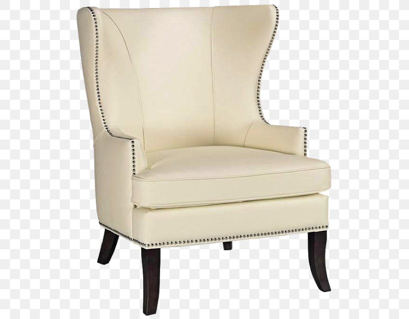 Wing Chair Upholstery Club Chair Couch, PNG, 530x640px, Wing Chair, Beige, Chair, Chaise Longue, Club Chair Download Free