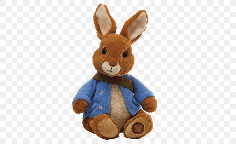 Peter Rabbit Sticker Book The Tale Of Peter Rabbit Easter Bunny Domestic Rabbit Stuffed Animals & Cuddly Toys, PNG, 500x500px, Watercolor, Cartoon, Flower, Frame, Heart Download Free