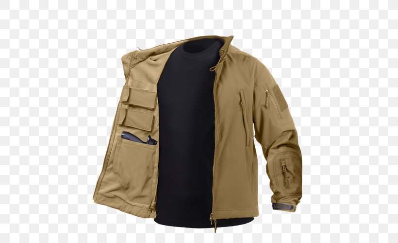 Shell Jacket Coat T-shirt Hoodie, PNG, 500x500px, Jacket, Clothing, Coat, Collar, Concealed Carry Download Free