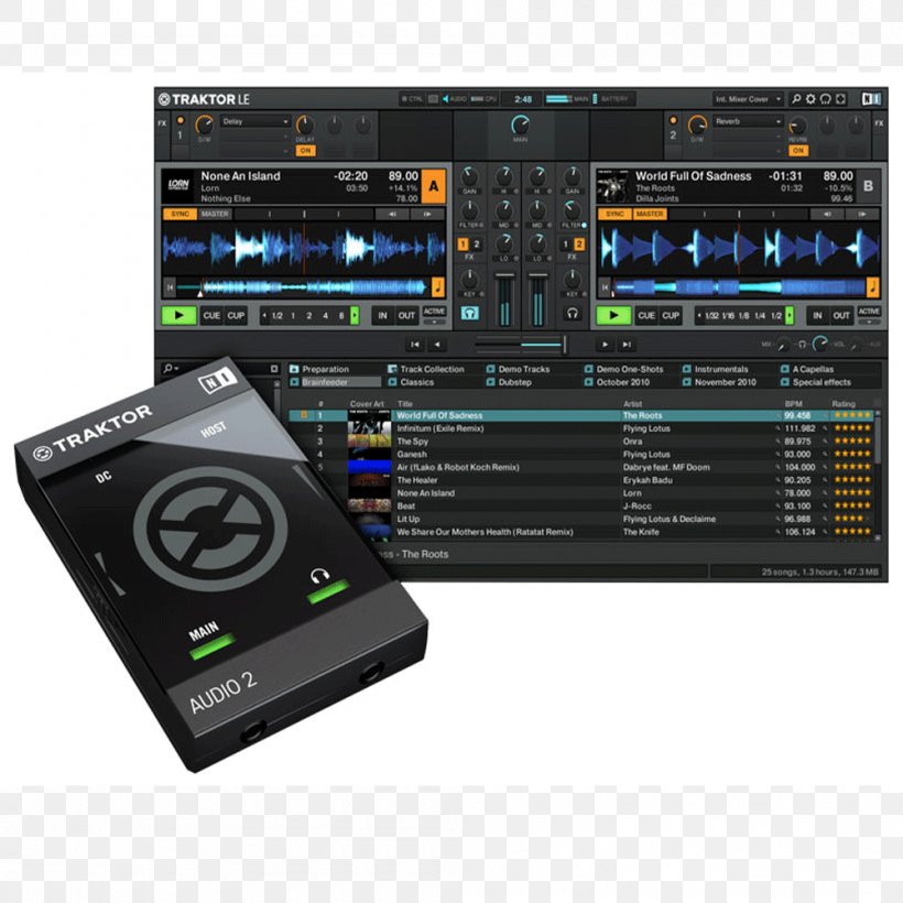 Traktor Native Instruments Sound Cards & Audio Adapters Disc Jockey Audio Mixers, PNG, 1000x1000px, Traktor, Audio Equipment, Audio Mixers, Audio Receiver, Brand Download Free