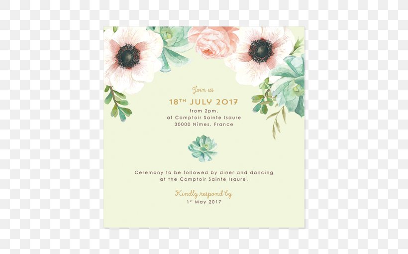 Wedding Invitation Save The Date Greeting & Note Cards Convite, PNG, 510x510px, Wedding Invitation, Birthday, Bridal Shower, Convite, Floral Design Download Free