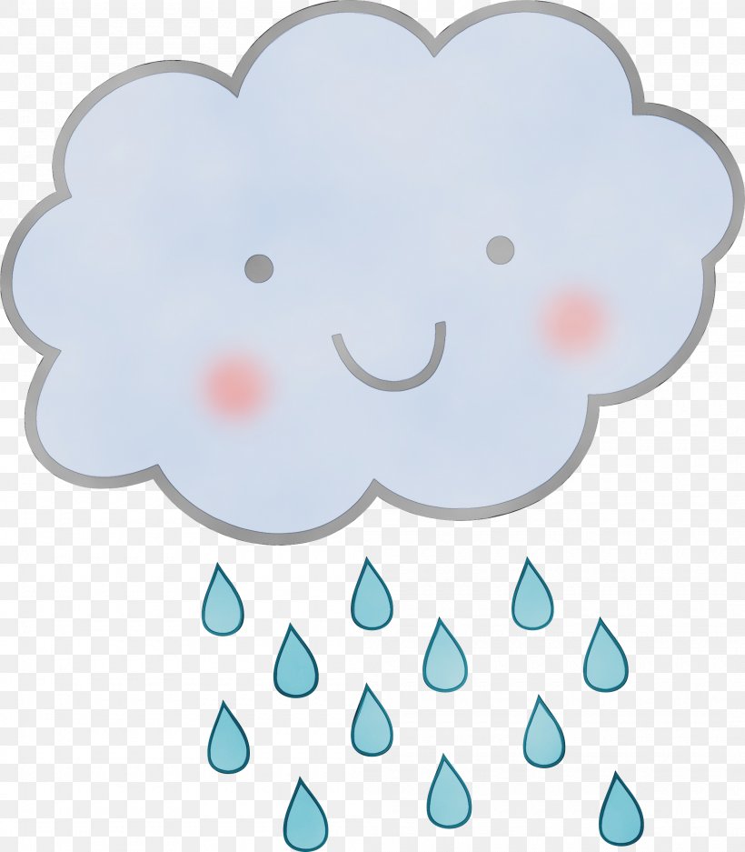 Rain Cloud, PNG, 2100x2400px, Watercolor, Aqua, Cartoon, Cloud, Heart Download Free