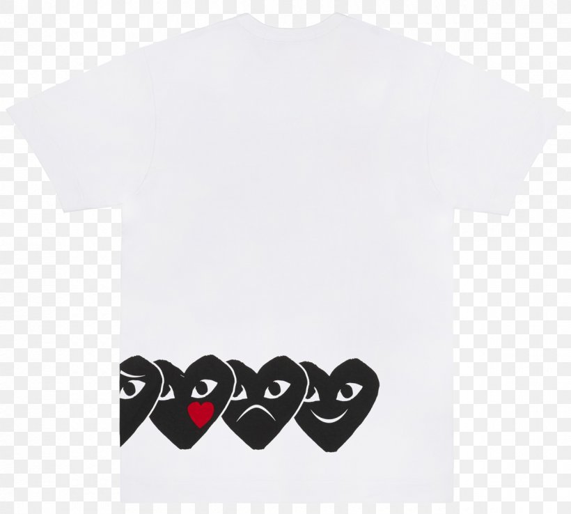 T-shirt Comme Des Garçons Sleeve Japan Model, PNG, 1200x1080px, Tshirt, Black, Brand, Comme Des Garcons, Emoji Download Free
