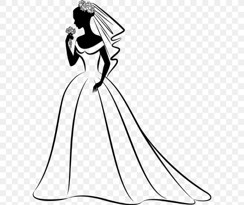 Wedding Invitation Wedding Dress White Wedding Bride Clip Art, PNG, 600x690px, Watercolor, Cartoon, Flower, Frame, Heart Download Free