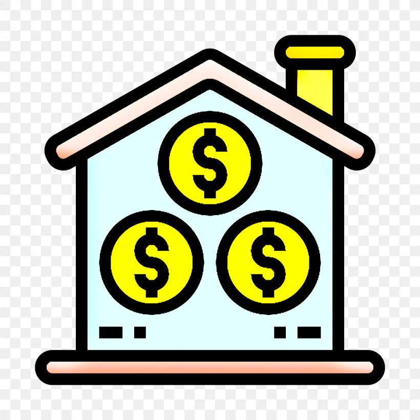Home Icon Rental Icon Coin Icon, PNG, 1152x1152px, Home Icon, Coin Icon, Line, Rental Icon, Sign Download Free