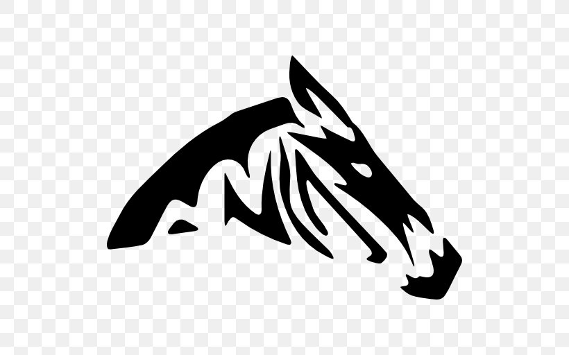 Horse Zebra Silhouette, PNG, 512x512px, Horse, Animal, Automotive Design, Black, Black And White Download Free