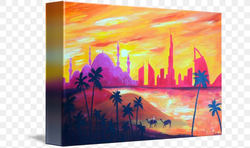 Landscape Painting Abu Dhabi Abstract Art, PNG, 650x485px, Painting, Abstract Art, Abu Dhabi, Acrylic Paint, Art Download Free
