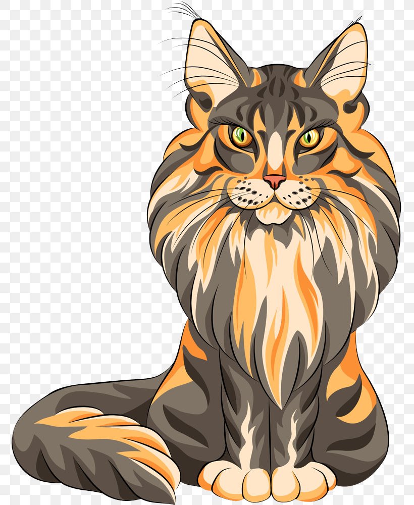 Maine Coon Persian Cat Bombay Cat Raccoon, PNG, 773x1000px, Maine Coon, Art, Big Cats, Bombay Cat, Carnivoran Download Free