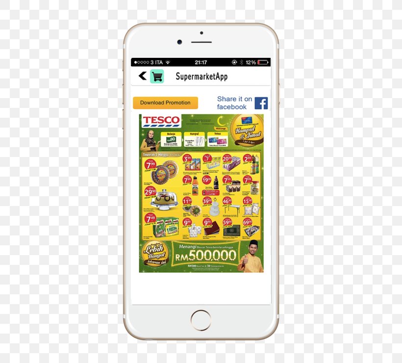 Smartphone Mobile Phones Supermarket Promotion, PNG, 740x740px, Smartphone, Communication Device, Coupon, Electronic Device, Facebook Inc Download Free