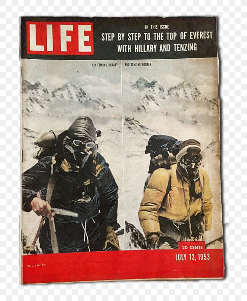 Mount Everest South Summit Life Magazine Mountain, PNG, 784x1000px, Mount Everest, Advertising, Brand, Climbing, Edmund Hillary Download Free
