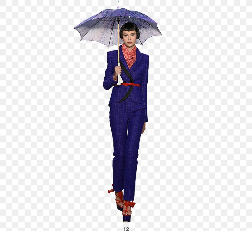 Fashion Outerwear Shoe Costume Umbrella, PNG, 350x750px, Fashion, Clothing, Costume, Electric Blue, Fashion Model Download Free