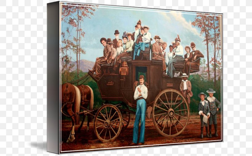 Mural Stagecoach Work Of Art Poster, PNG, 650x507px, Mural, Art, Atm Wells Fargo Bank, Chariot, Discover Card Download Free