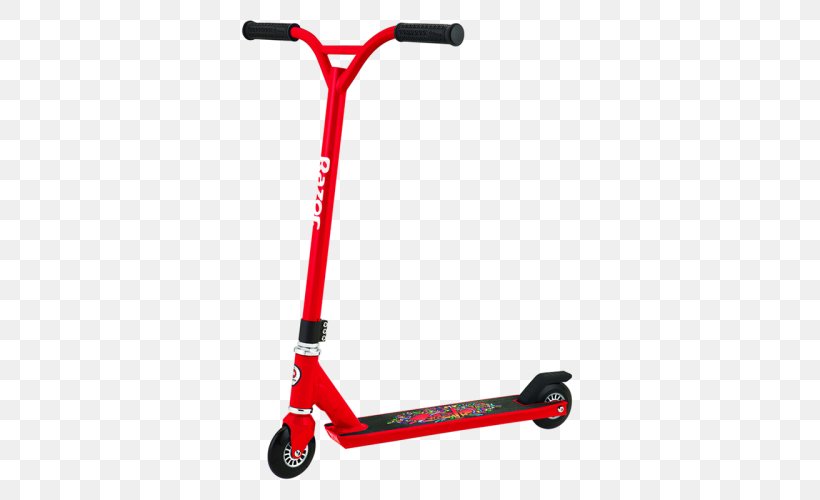 Razor USA LLC Kick Scooter Freestyle Scootering Stuntscooter, PNG, 500x500px, Razor, Bicycle Accessory, Bicycle Frame, Bicycle Handlebars, Bicycle Part Download Free