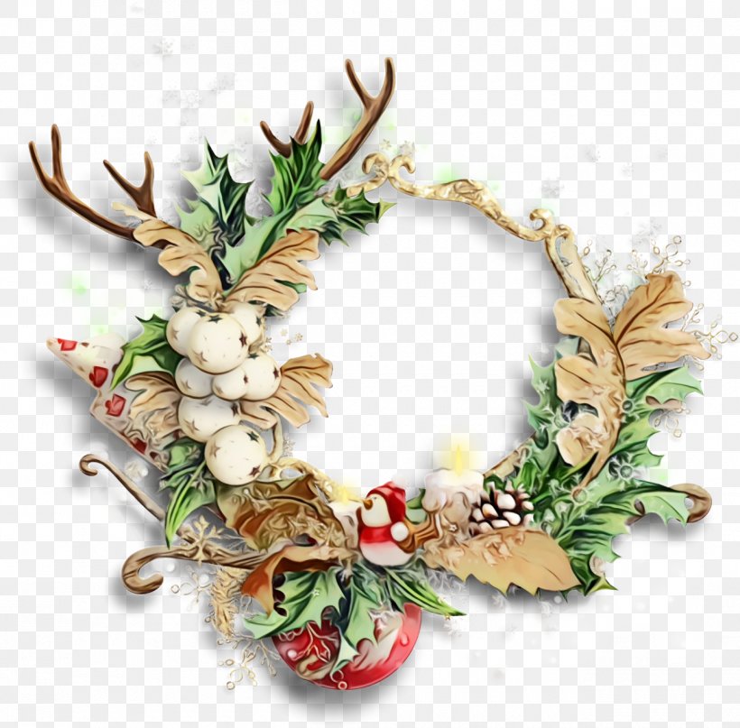Christmas Decoration, PNG, 1300x1280px, Christmas Holly Frame, Christmas Decoration, Christmas Holly Border, Christmas Holly Decor, Flower Download Free