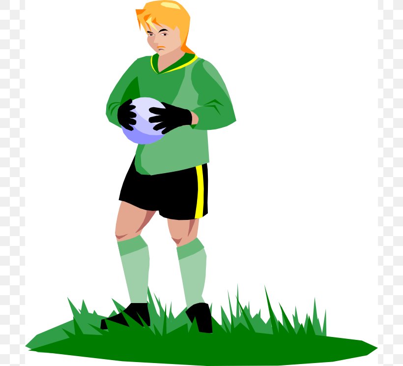 Goalkeeper Football Goaltender Clip Art, PNG, 718x744px, Goalkeeper, Artwork, Ball, Boy, Clothing Download Free
