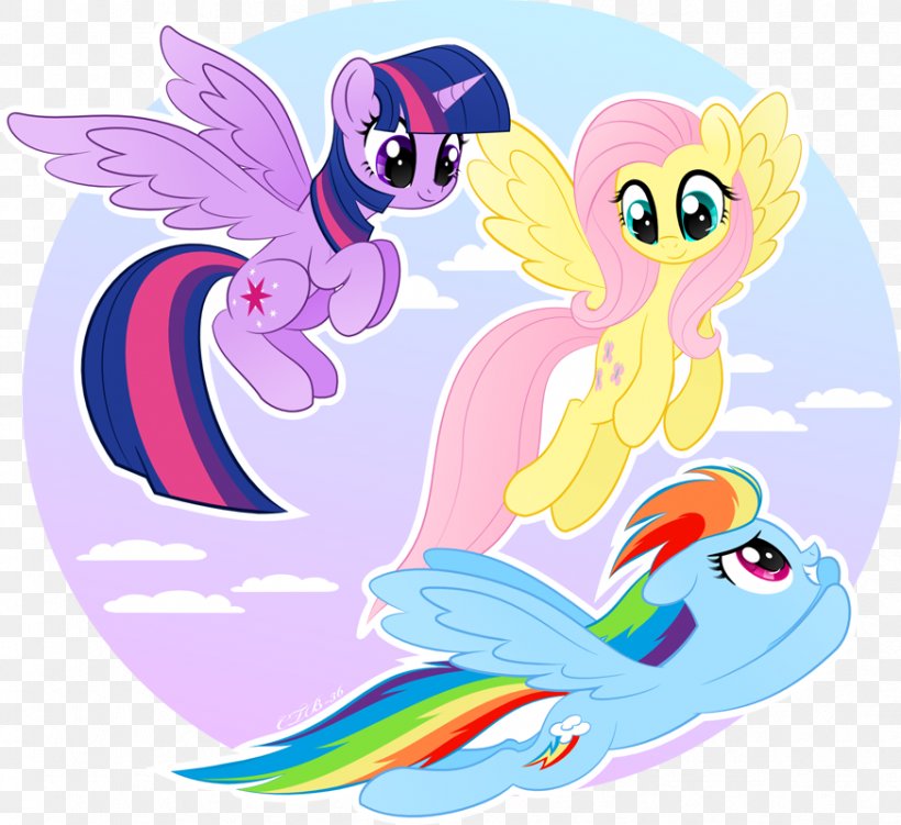 My Little Pony Fluttershy Twilight Sparkle Rainbow Dash, PNG, 873x800px, Pony, Animal Figure, Art, Bird, Cartoon Download Free
