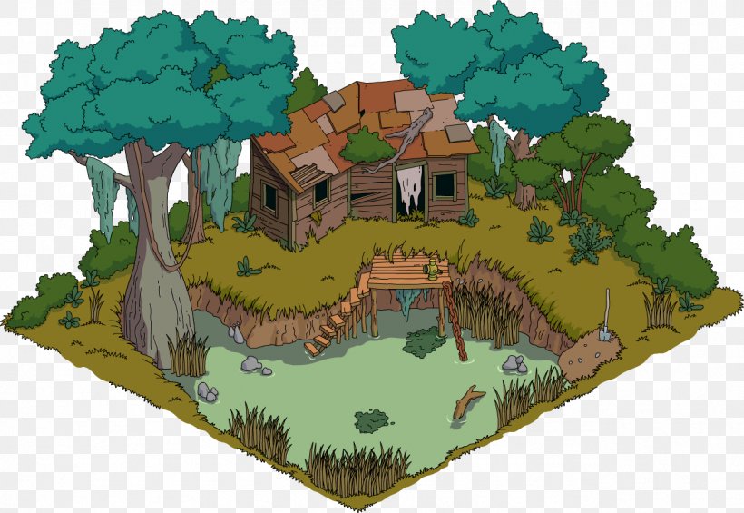 The Simpsons: Tapped Out Treehouse Of Horror XXVII YouTube, PNG, 1277x881px, Simpsons Tapped Out, Biome, Blinky, Building, Grass Download Free