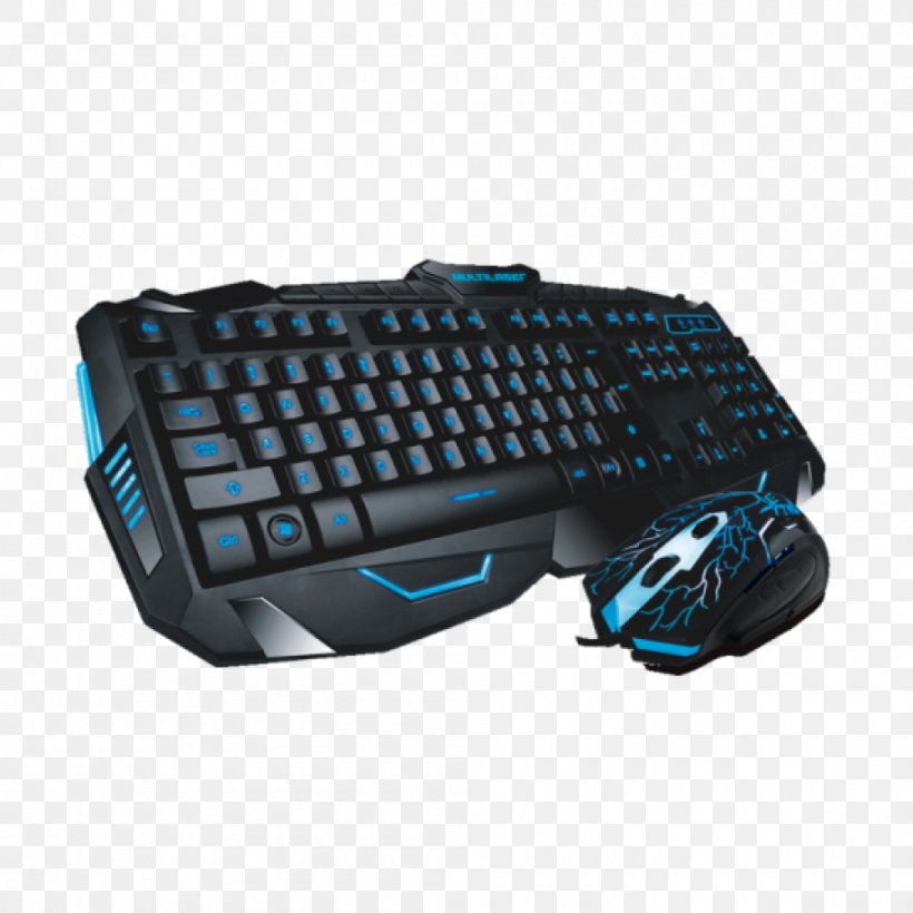 Computer Keyboard Computer Mouse Multilaser Profissional Warrior Gamer TC167, PNG, 1000x1000px, Computer Keyboard, Computer Component, Computer Mouse, Dots Per Inch, Electric Blue Download Free