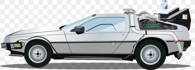 DeLorean DMC-12 Car DeLorean Motor Company DeLorean Time Machine, PNG, 5529x2012px, Delorean Dmc12, Auto Part, Automotive Design, Automotive Exterior, Back To The Future Download Free