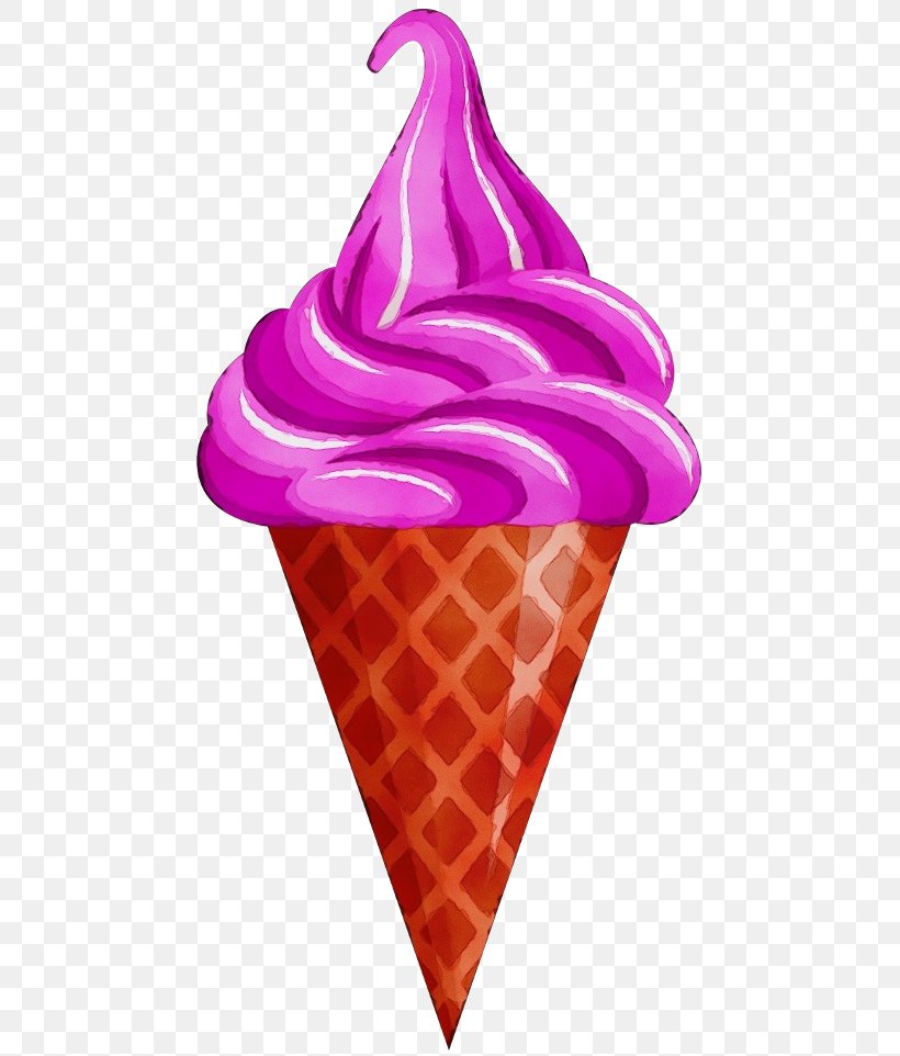 Ice Cream Cone Background, PNG, 480x962px, Watercolor, Cone, Cream, Cuisine, Dairy Download Free