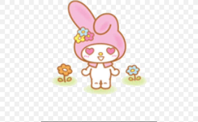 My Melody Hello Kitty Sticker Cuteness Rabbit, PNG, 480x504px, My Melody, Animation, Baby Toys, Body Jewelry, Cartoon Download Free