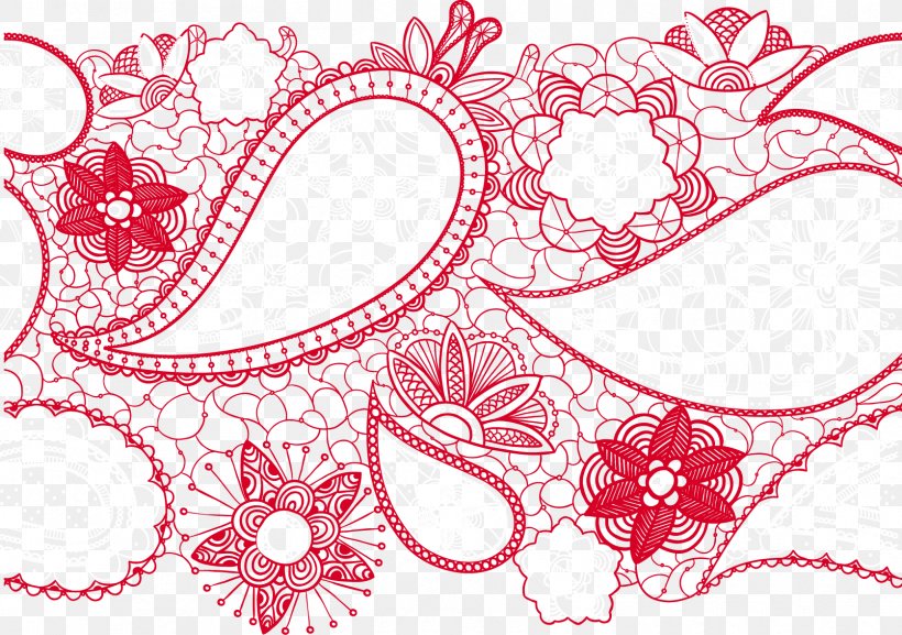 Vector Lace Pattern, PNG, 1674x1178px, Watercolor, Cartoon, Flower, Frame, Heart Download Free