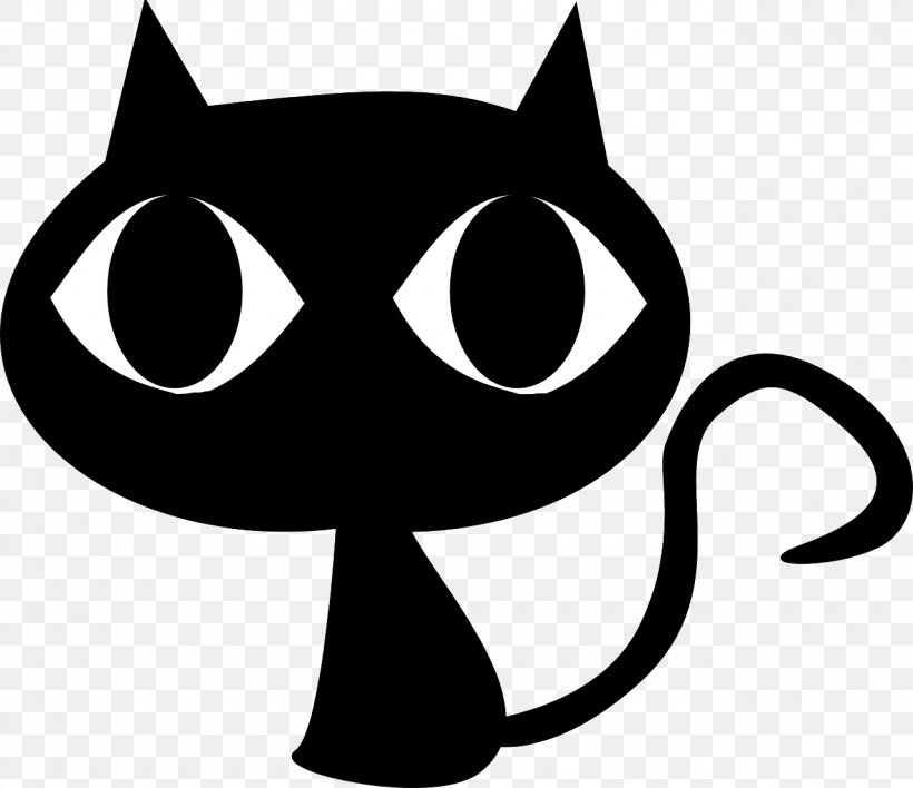 Black Cat Clip Art Kitten Openclipart, PNG, 1280x1106px, Cat, Artwork, Black, Black And White, Black Cat Download Free