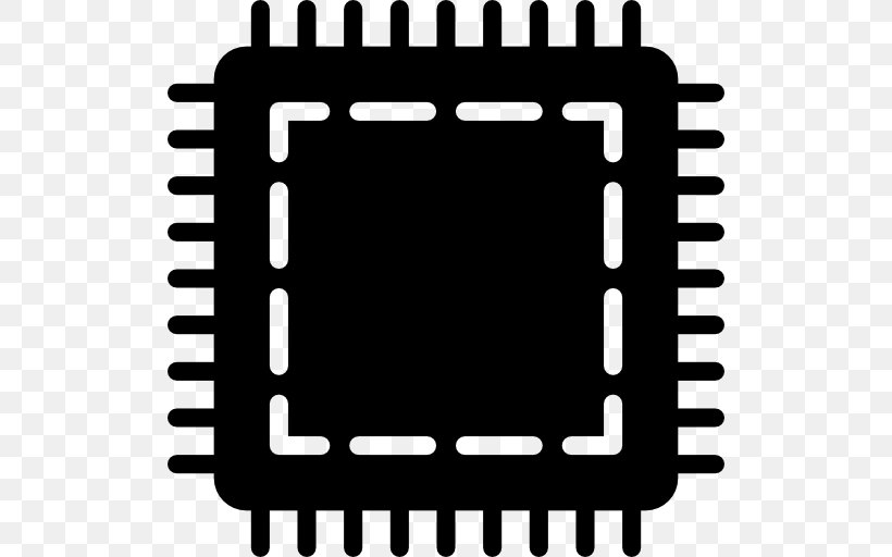 Integrated Circuits & Chips Electronics Clip Art, PNG, 512x512px, Integrated Circuits Chips, Black And White, Brand, Central Processing Unit, Check Mark Download Free