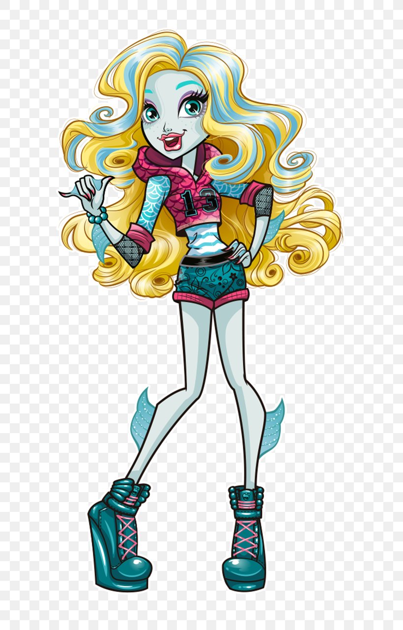 Frankie Stein Lagoona Blue Monster High Doll, PNG, 640x1280px, Watercolor, Cartoon, Flower, Frame, Heart Download Free