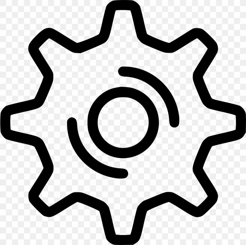 Gear Clip Art Sprocket Iconfinder, PNG, 981x980px, Gear, Area, Black And White, Business, Finance Download Free