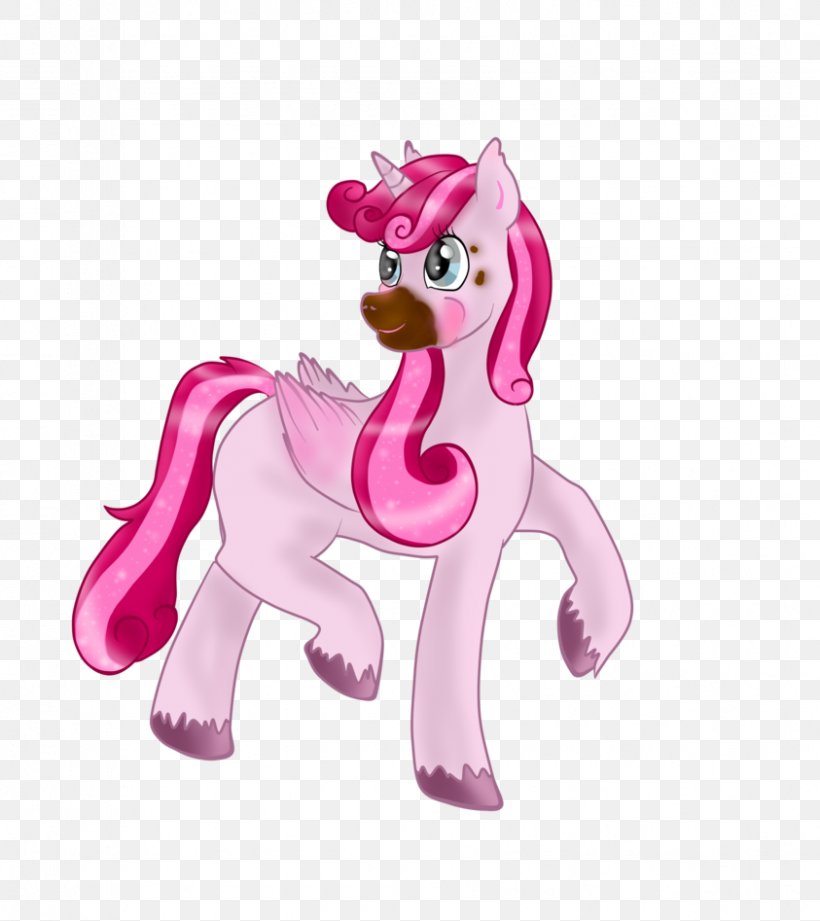 Horse Figurine Pink M Character Fiction, PNG, 843x947px, Horse, Animal, Animal Figure, Animated Cartoon, Character Download Free