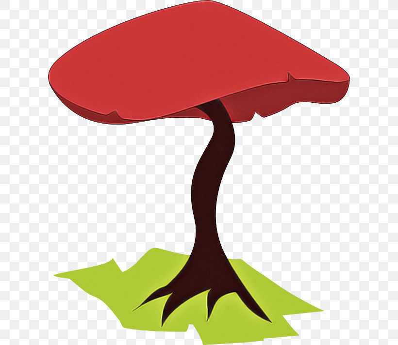Red Table Leaf Mushroom Tree, PNG, 622x712px, Red, Furniture, Leaf, Mushroom, Plant Download Free