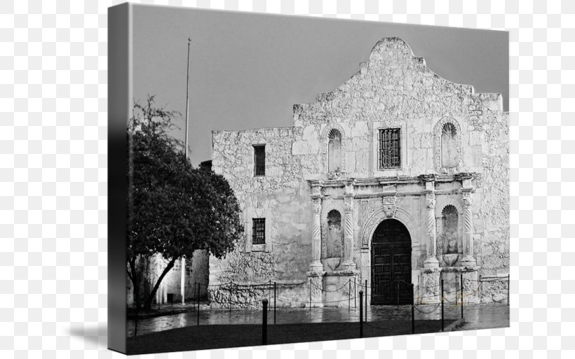 Alamo Mission In San Antonio Stock Photography Picture Frames White, PNG, 650x513px, Alamo Mission In San Antonio, Abbey, Alamo Rent A Car, Arch, Architecture Download Free