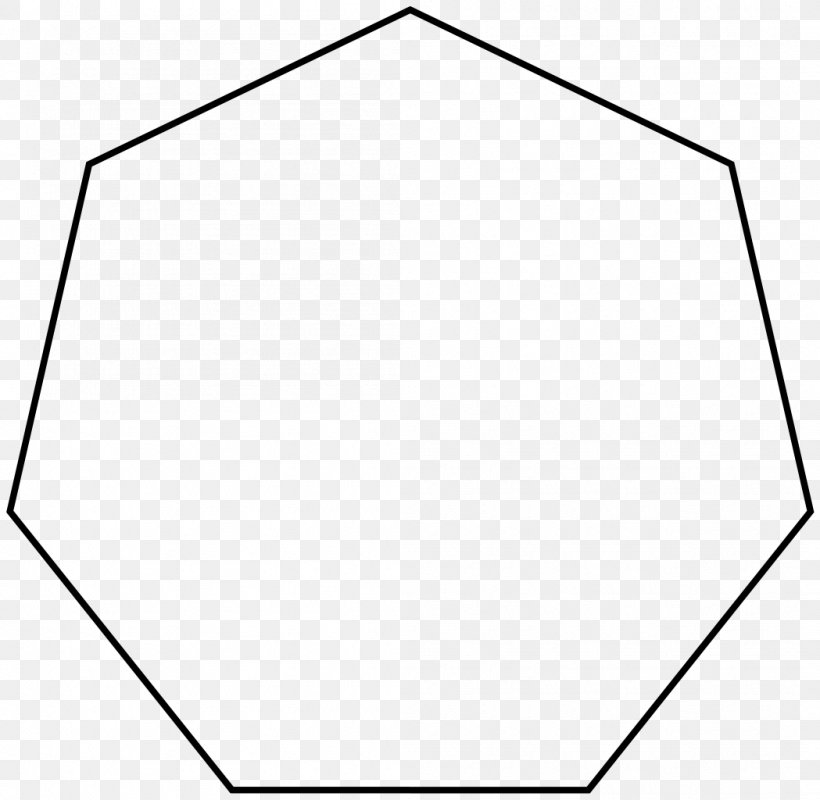 Heptagon Declension Правильний семикутник LibreLogo Regular Polygon, PNG, 1049x1024px, Heptagon, Ainsus, Area, Black, Black And White Download Free