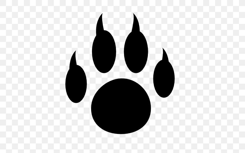 Dog Cat Clip Art, PNG, 512x512px, Dog, Animal Track, Black, Black And White, Cat Download Free