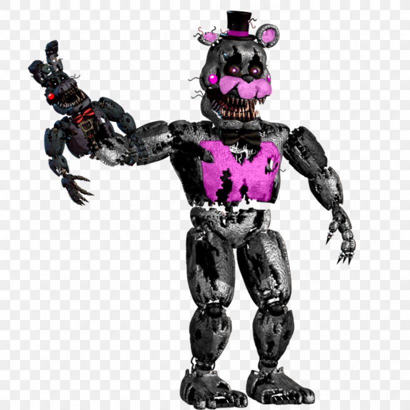 Five Nights At Freddy's: Sister Location Freddy Fazbear's Pizzeria Simulator Five Nights At Freddy's 2 Five Nights At Freddy's 4, PNG, 894x894px, Nightmare, Action Figure, Action Toy Figures, Drawing, Fictional Character Download Free