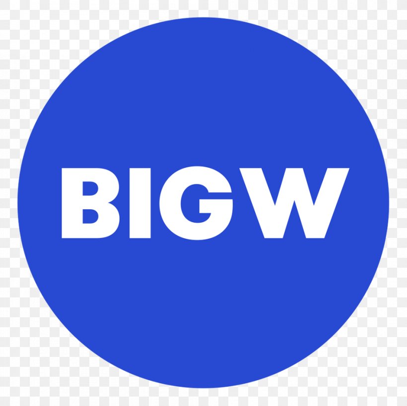 Logo Big W Australia Organization Retail, PNG, 946x945px, Logo, Area, Australia, Big W, Blue Download Free