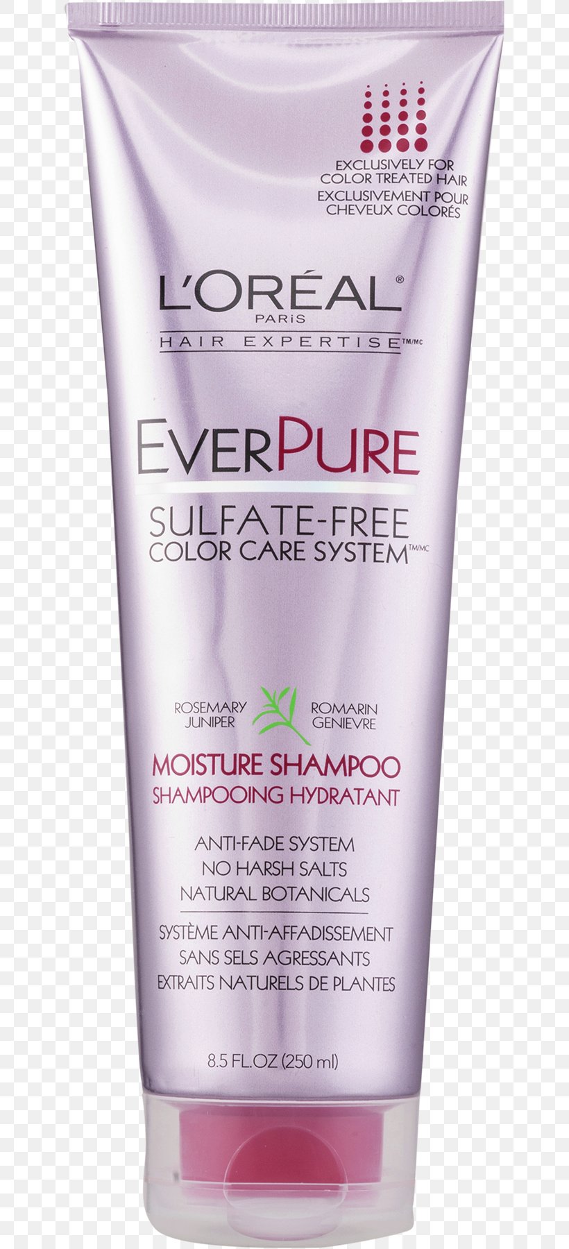 Lotion LÓreal L'Oréal EverPure Color Care System Moisture Shampoo Hair, PNG, 637x1800px, Lotion, Cream, Dandruff, Hair, Hair Coloring Download Free