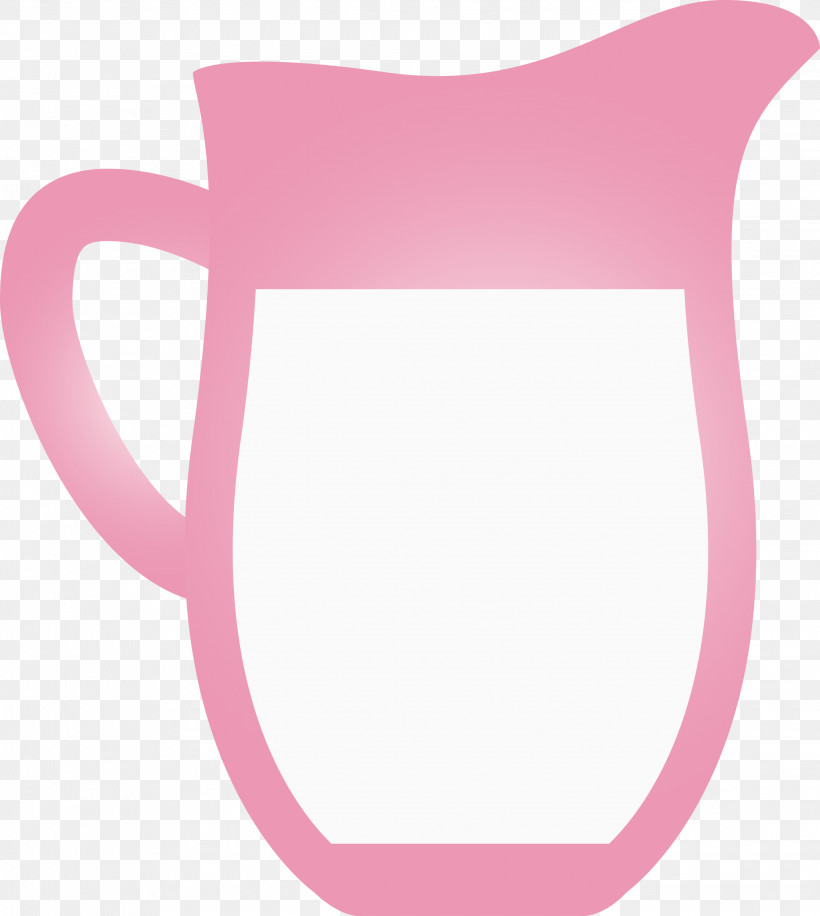 Milk, PNG, 2684x3000px, Milk, Drinkware, Mug, Pink, Serveware Download Free