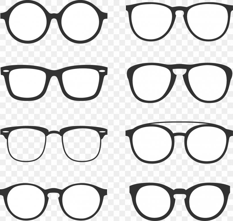 Sunglasses Horn-rimmed Glasses, PNG, 1342x1270px, Glasses, Auto Part, Black And White, Eyewear, Glass Download Free