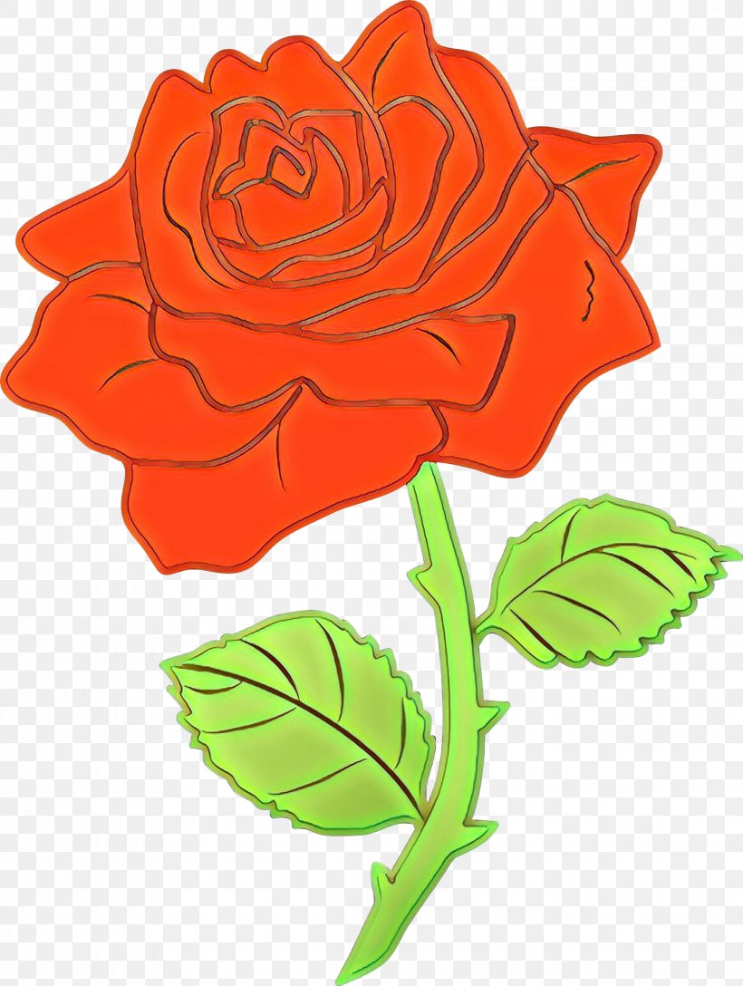 Garden Roses, PNG, 2260x3000px, Cartoon, Flower, Garden Roses, Hybrid Tea Rose, Orange Download Free