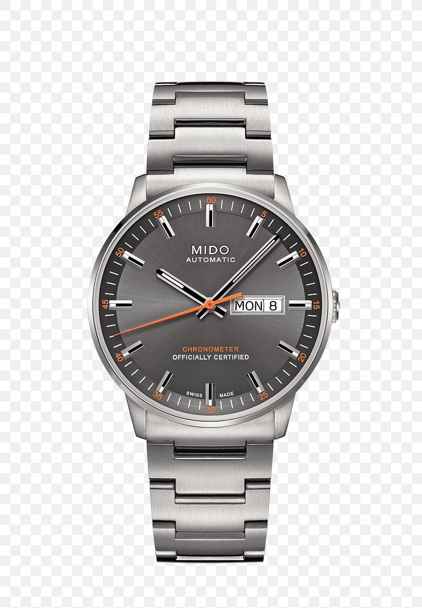 Mido Chronometer Watch COSC Chronograph, PNG, 617x1182px, Mido, Brand, Chronograph, Chronometer Watch, Clock Download Free