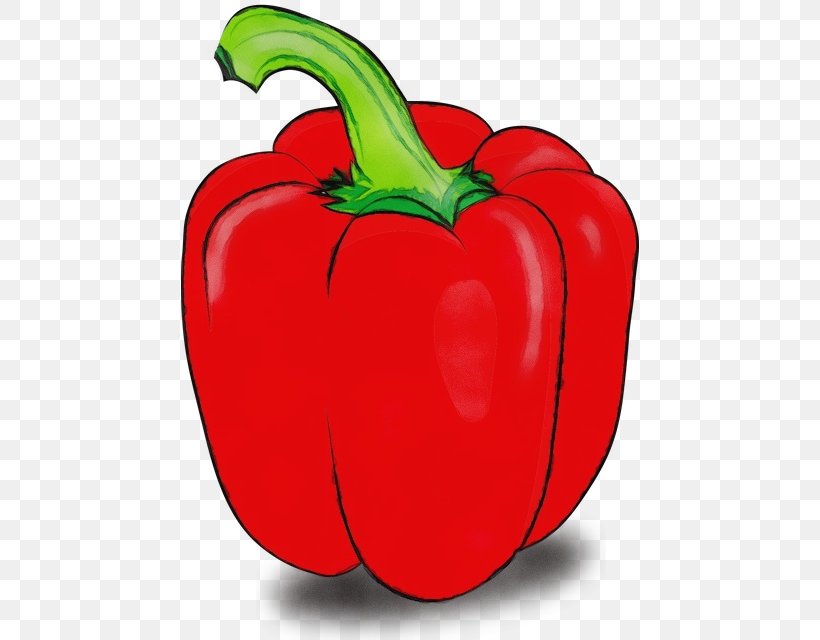Natural Foods Bell Pepper Pimiento Vegetable Bell Peppers And Chili Peppers, PNG, 458x640px, Watercolor, Bell Pepper, Bell Peppers And Chili Peppers, Capsicum, Food Download Free