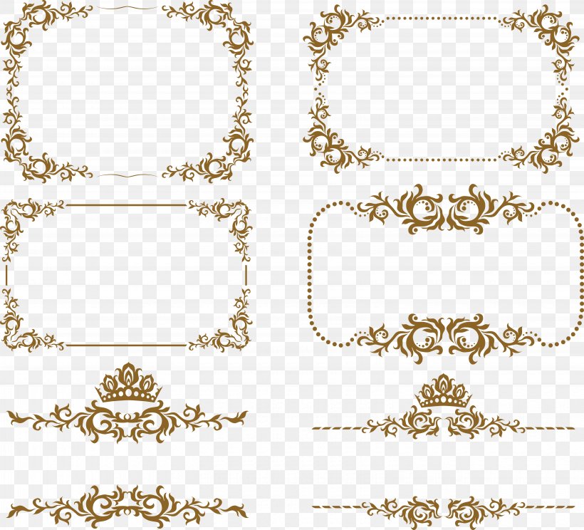 Ornament Picture Frame Clip Art, PNG, 6110x5548px, Ornament, Art, Body Jewelry, Chain, Drawing Download Free