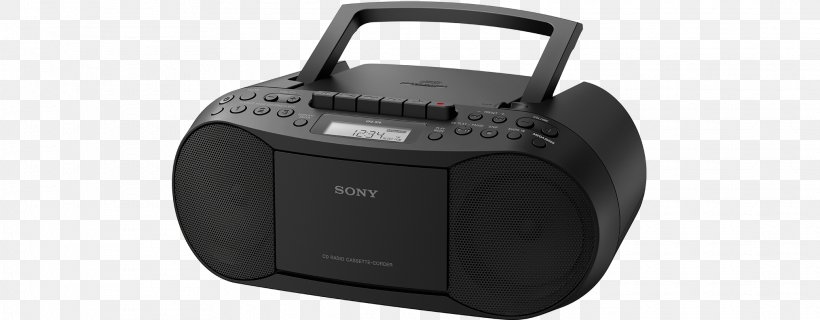 Sony CFD-S70 Boombox Compact Cassette CD Player, PNG, 2028x792px, Sony Cfds70, Audio, Boombox, Cd Player, Compact Cassette Download Free