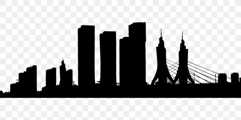 The Architecture Of The City Silhouette Skyline, PNG, 960x480px, Architecture Of The City, Architecture, Art, Black And White, Brand Download Free